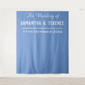 Huwelijksfoto achtergrond muur opknoping wandkleed (Voorkant)