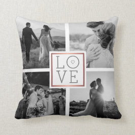 Huwelijksfoto collage liefde kussen