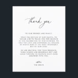 Huwelijksfoto dankkaart<br><div class="desc">Dit tijdloze,  romantische ontwerp bevat een modern schrift gecombineerd met vetgedrukte tekst. Neem contact met me op als je hulp nodig hebt met dit ontwerp.</div>