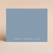 Huwelijksfoto Dusty Blue Save the Date