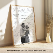 Huwelijksfoto Gast Handtekening Poster