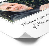 Huwelijksfoto-herdenkingstoel voor de vader van de poster (Hoek)