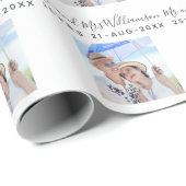 Huwelijksfoto-jubileumcadeau - Persoonlijk Cadeaupapier (Rol Hoek)