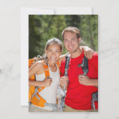 Huwelijksfoto opslaan datum Berg Natuur  Save The Date (Achterkant)