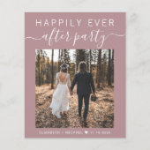 Huwelijksfoto QR Code Ontvangst uitnodiging (Voorkant)