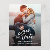 Huwelijksfoto Save the Date-ansichtkaarten | Goedk Aankondigingskaart (Voorkant)