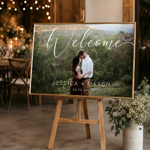 Huwelijksfoto Welkomstbord Poster