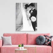 Huwelijksfotocanvas Kunst Canvas Afdruk (Insitu (Woonkamer))