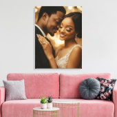 Huwelijksfotocanvas Kunst Canvas Afdruk (Insitu (Woonkamer))