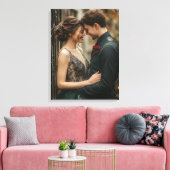 Huwelijksfotocanvas Kunst Canvas Afdruk (Insitu (Woonkamer))