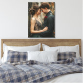 Huwelijksfotocanvas Kunst Canvas Afdruk (Insitu (Slaapkamer))