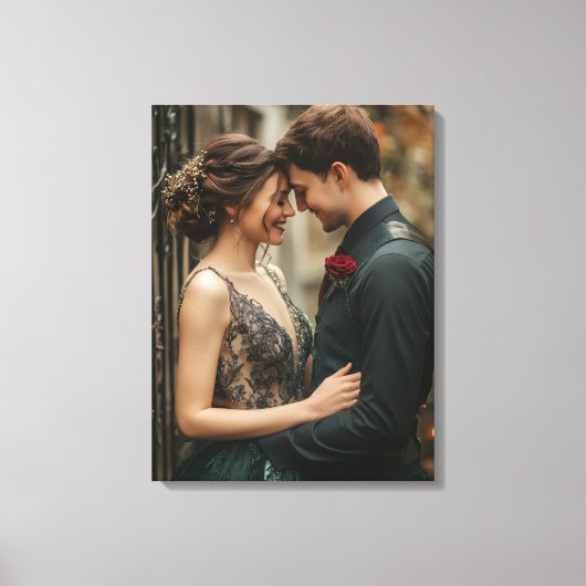 Huwelijksfotocanvas Kunst Canvas Afdruk (Voorkant)