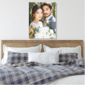 Huwelijksfotocanvas Kunst Canvas Afdruk (Insitu (Slaapkamer))