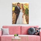 Huwelijksfotocanvas Kunst Canvas Afdruk (Insitu (Woonkamer))