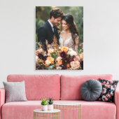 Huwelijksfotocanvas Kunst Canvas Afdruk (Insitu (Woonkamer))