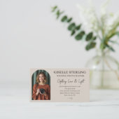 Huwelijksfotograaf Foto Luxe Script Visitekaartje (Staand voorkant)