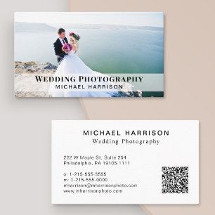 Huwelijksfotograaf QR Code Photo Professional Visitekaartje