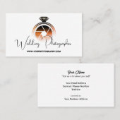 Huwelijksfotograaf v2 (verouderd & met Camera Flas Visitekaartje (Voorkant / Achterkant)