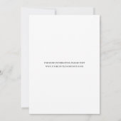 Huwelijksfotografie met nep-velum-effect save the date (Achterkant)