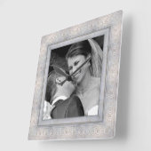 huwelijksfotoklok vierkante klok (Hoek)