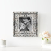 huwelijksfotoklok vierkante klok (Huis)