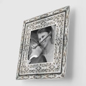 huwelijksfotoklok vierkante klok (Hoek)