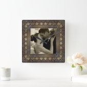 huwelijksfotoklok vierkante klok (Huis)