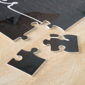 Huwelijksfotopuzzel op maat legpuzzel (Zijkant)