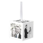 Huwelijksfoto's Mr&Mrs. NAME Moderne Passen getrou Decoratie (Achter hoekig)