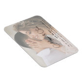 Huwelijksfototekst Namen Trouwen Bewaar de datum Magneet (Rechterzijde)