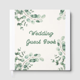 Huwelijksgastenboek – Elegante Eucalyptus Botanisc Gastenboek