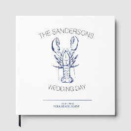 Huwelijksgastenboek met kreeft gastenboek