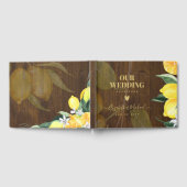 Huwelijksgastenboek met op maat gemaakte rustieke gastenboek (Volledig)