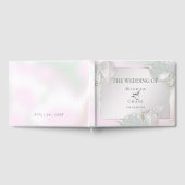 huwelijksgastenboek | Wispy Pink Shimmer Gastenboek (Volledig)