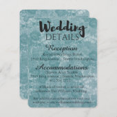 huwelijksgegevens/ KAART INSERT (Voorkant / Achterkant)