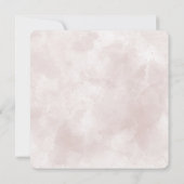 Huwelijksgelofte Verlengingskrans op Roze Waterver Kaart (Achterkant)