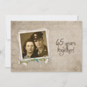 Huwelijksgelofte Vernieuwing 65-jarig Huwelijk Kaart (Voorkant)