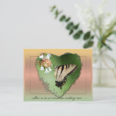 Huwelijksgelofte Vernieuwing Briefkaart/Vlinder en Briefkaart (Staand voorkant)