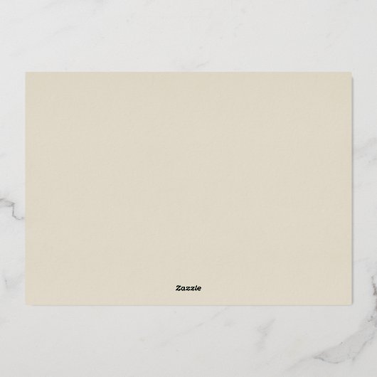 Huwelijksgelofte Vernieuwing Jubileum Party Foto E Folie Uitnodiging (Achterkant)