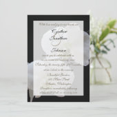 Huwelijksgelofte Vernieuwing Witte Orchideeën Kaart (Staand voorkant)