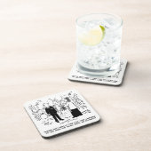 Huwelijksgeloften Joke Vicar en Bruidegom op een Bier Onderzetter (Rechterzijde)