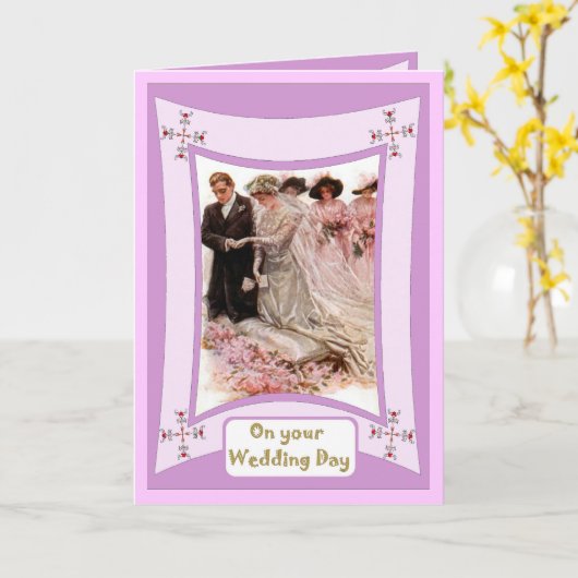 huwelijksgeloften kaart (Gele Bloem)