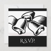 Huwelijksgelui RSVP Kaart (Voorkant)