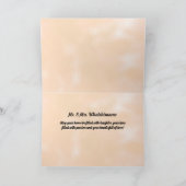 Huwelijksgelukwensen Bruid en Bruidegom Sepia Kaart (Binnen)