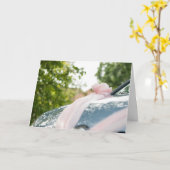 Huwelijksgelukwenskaart Kaart (Gele Bloem)