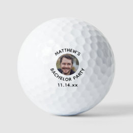Huwelijksgeschenk Bruidegom Foto voor Jonggezellen Golfballen
