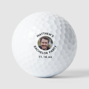 Huwelijksgeschenk Bruidegom Foto voor Jonggezellen Golfballen