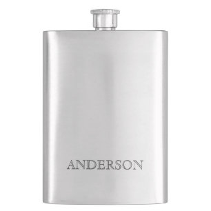 Huwelijksgeschenk met achternaam voor bruidsjonker flacon