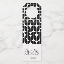 Huwelijksgeschenk Mijnheer & Mevrouw Zwart Wit MCM