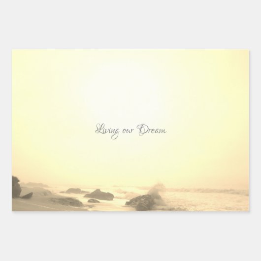 HUWELIJKSGESCHENK WRAP ROMANCE ONTWERPSTIJL INPAKPAPIER VEL (Voorkant 3)